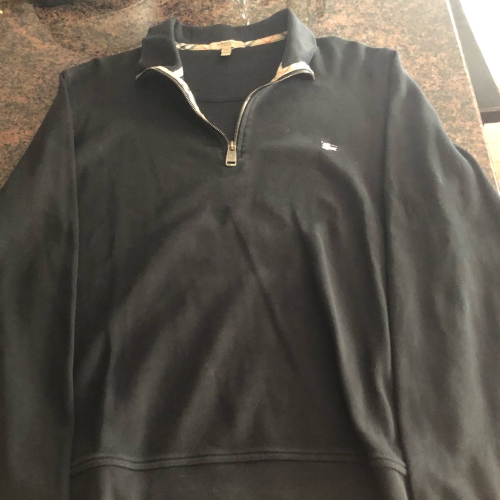 Burberry Quarter Zip Sweater
